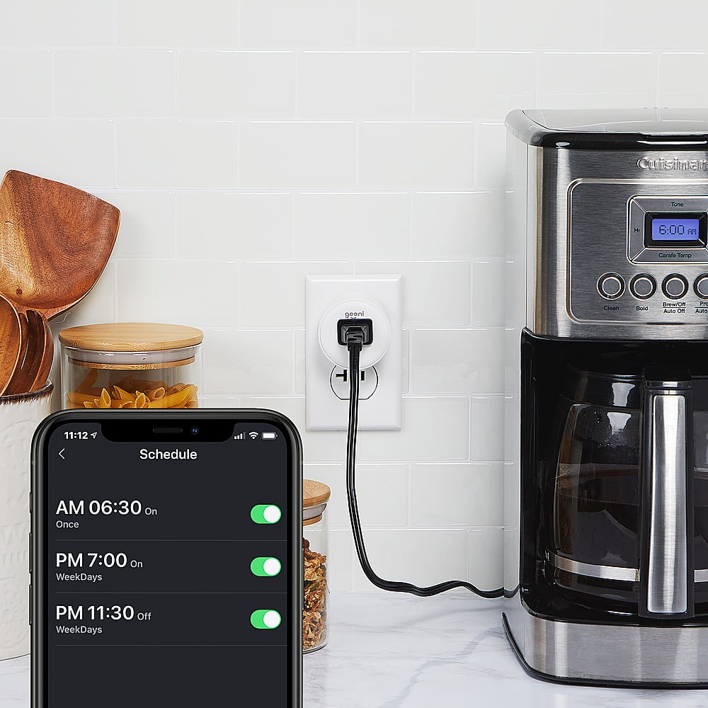 Alt View 13. Geeni - Dot Smart Plug - White.