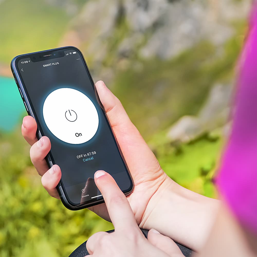 Alt View 15. Geeni - Dot Smart Plug - White.