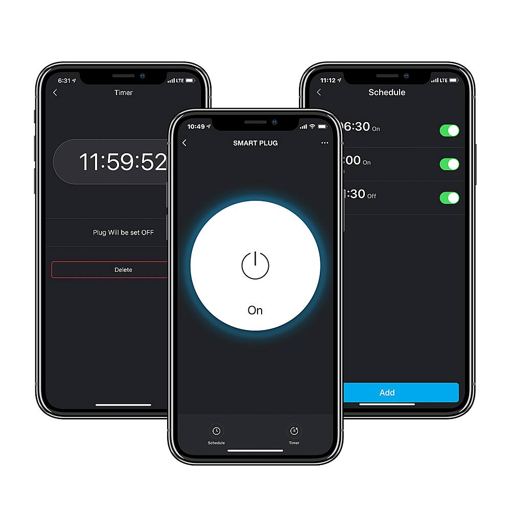 Alt View 16. Geeni - Dot Smart Plug - White.