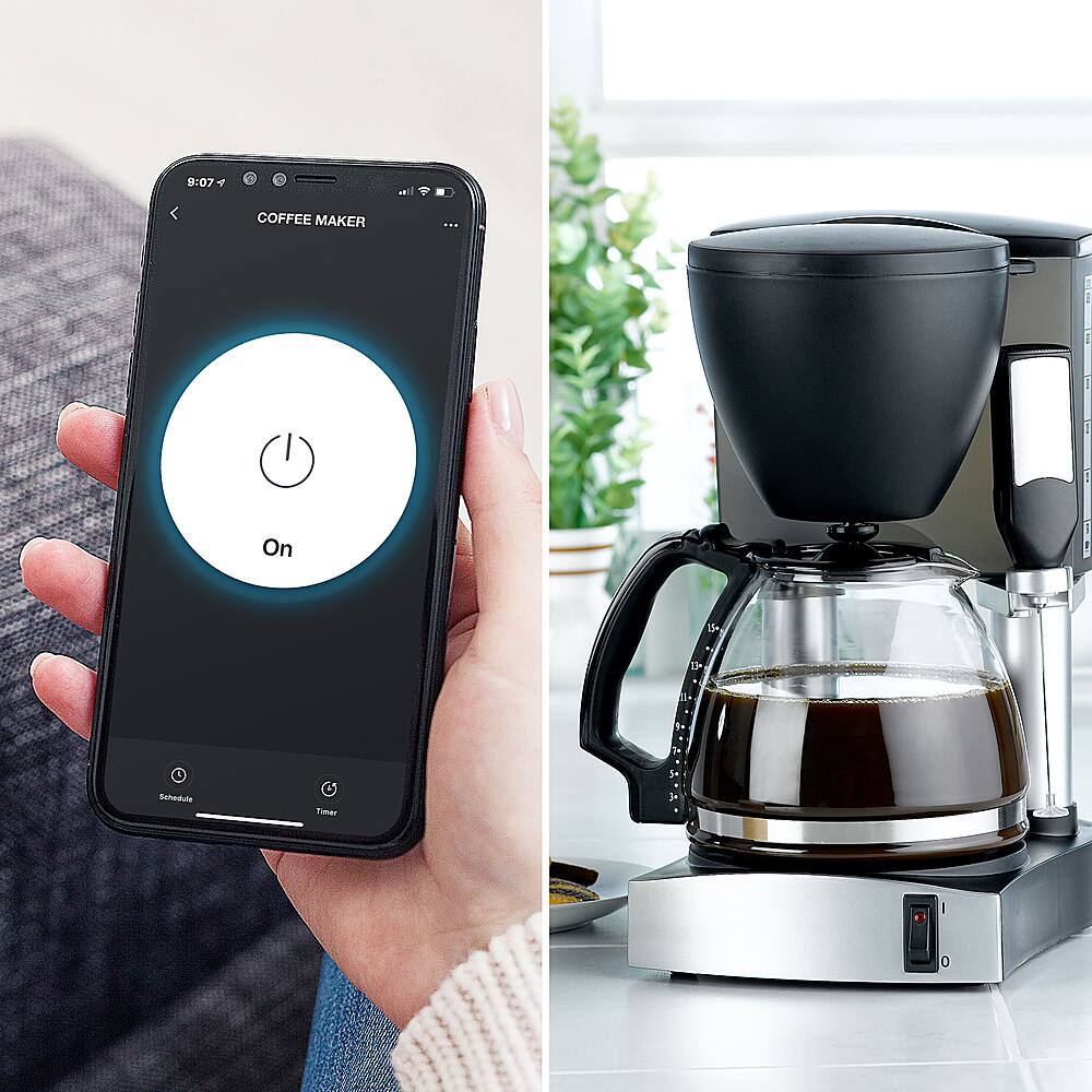 Alt View 1. Geeni - Dot Smart Plug - White.