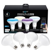 Geeni - Prisma Plus BR30 Wi-Fi Smart Bulb (4-pack) - White - Front_Zoom