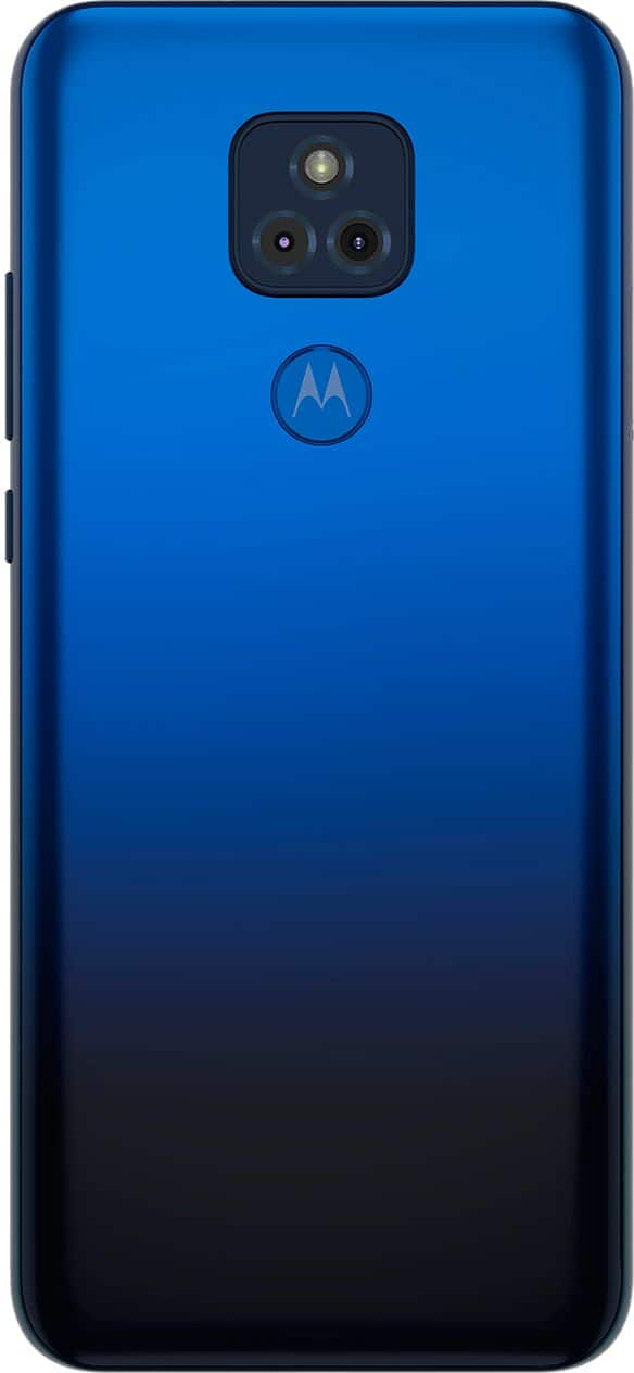 Back. Motorola - Moto G Play 4G 32GB (VZW) - Misty Blue.