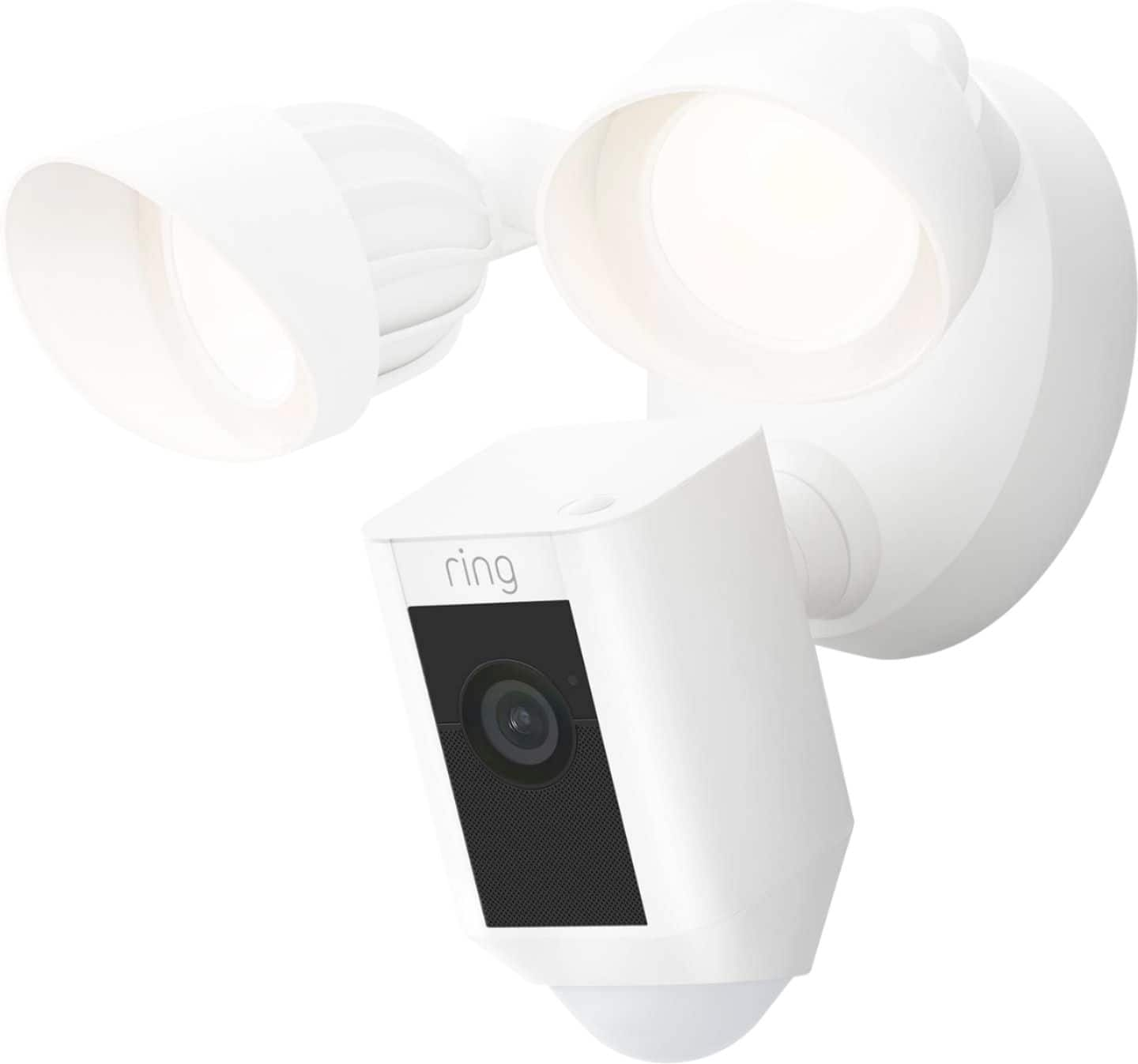 Ring Spotlight Cam Plus Outdoor/Indoor 1080p Plug-In Surveillance Camera  White B09J1TB7TB - Best Buy