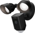 Left. Ring - Floodlight Cam Plus Outdoor Wired 1080p Surveillance Camera - Black.