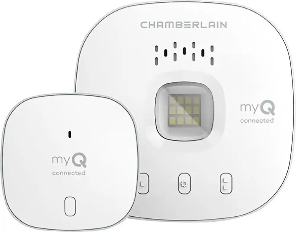 Front. Chamberlain - myQ Smart Garage Control - White.
