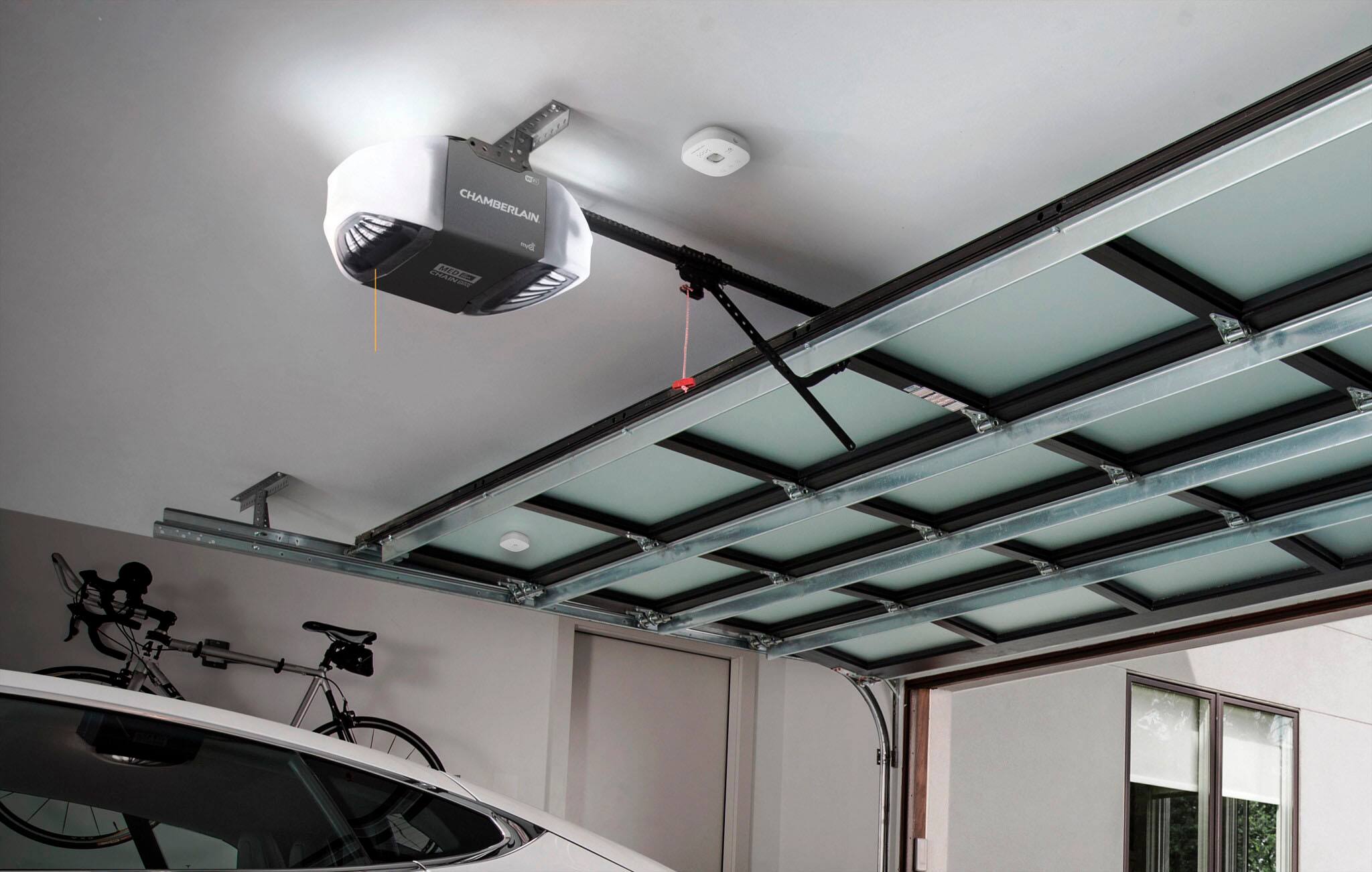 Alt View 14. Chamberlain - myQ Smart Garage Control - White.