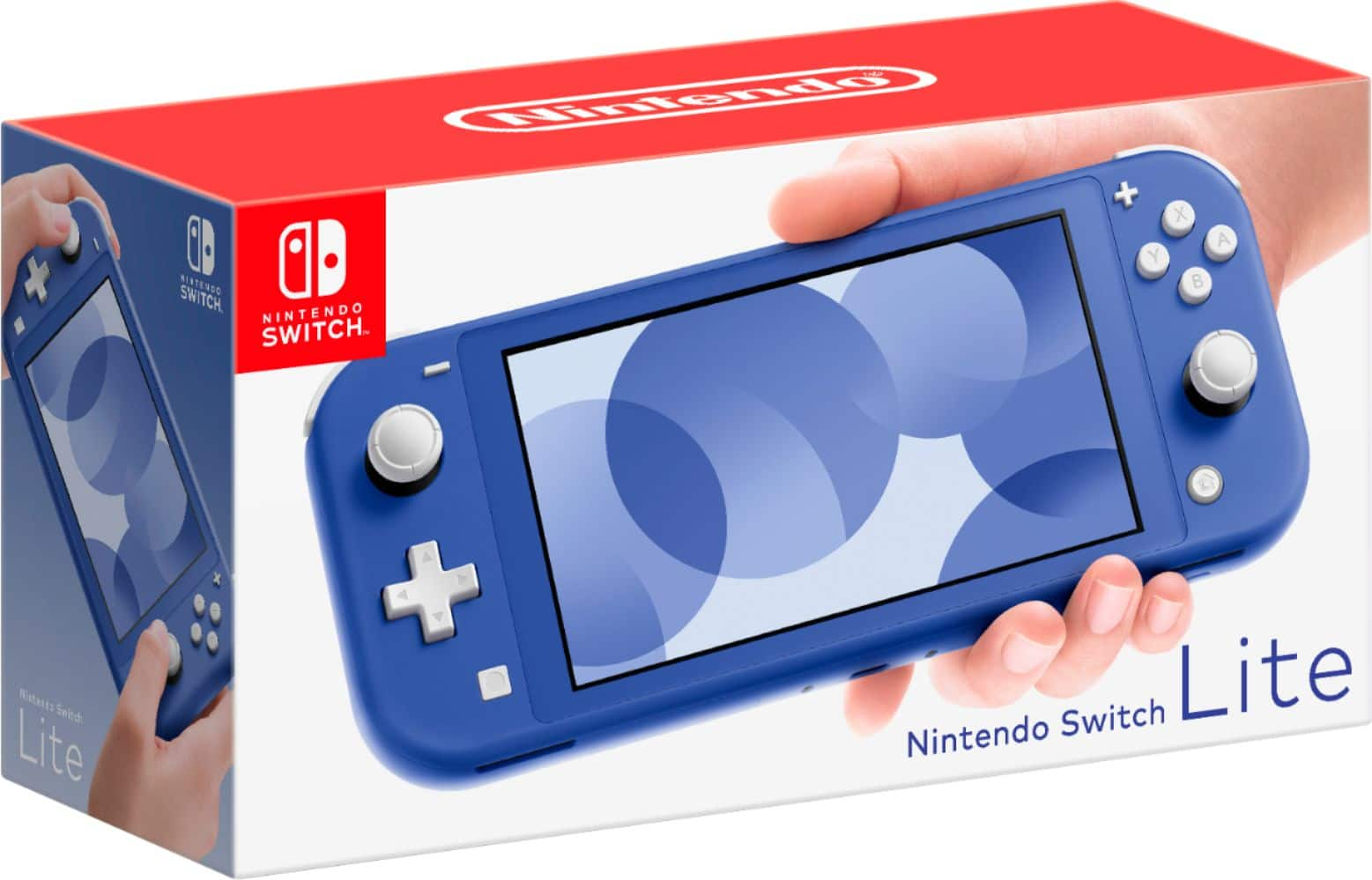 本体Switch Lite スイッチ ライト ホワイト ×ライトブルー カスタム品