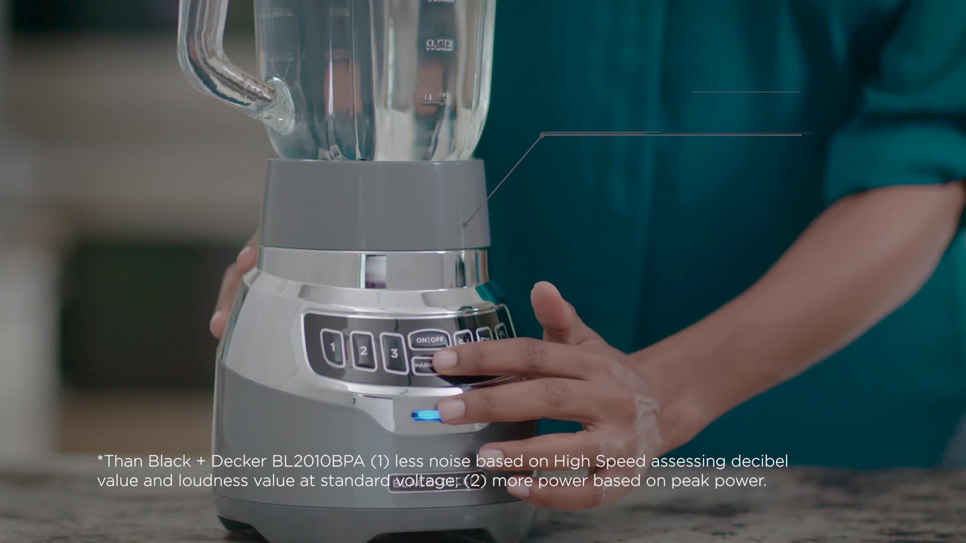 Black Decker Powercrush Digital Quiet Blender