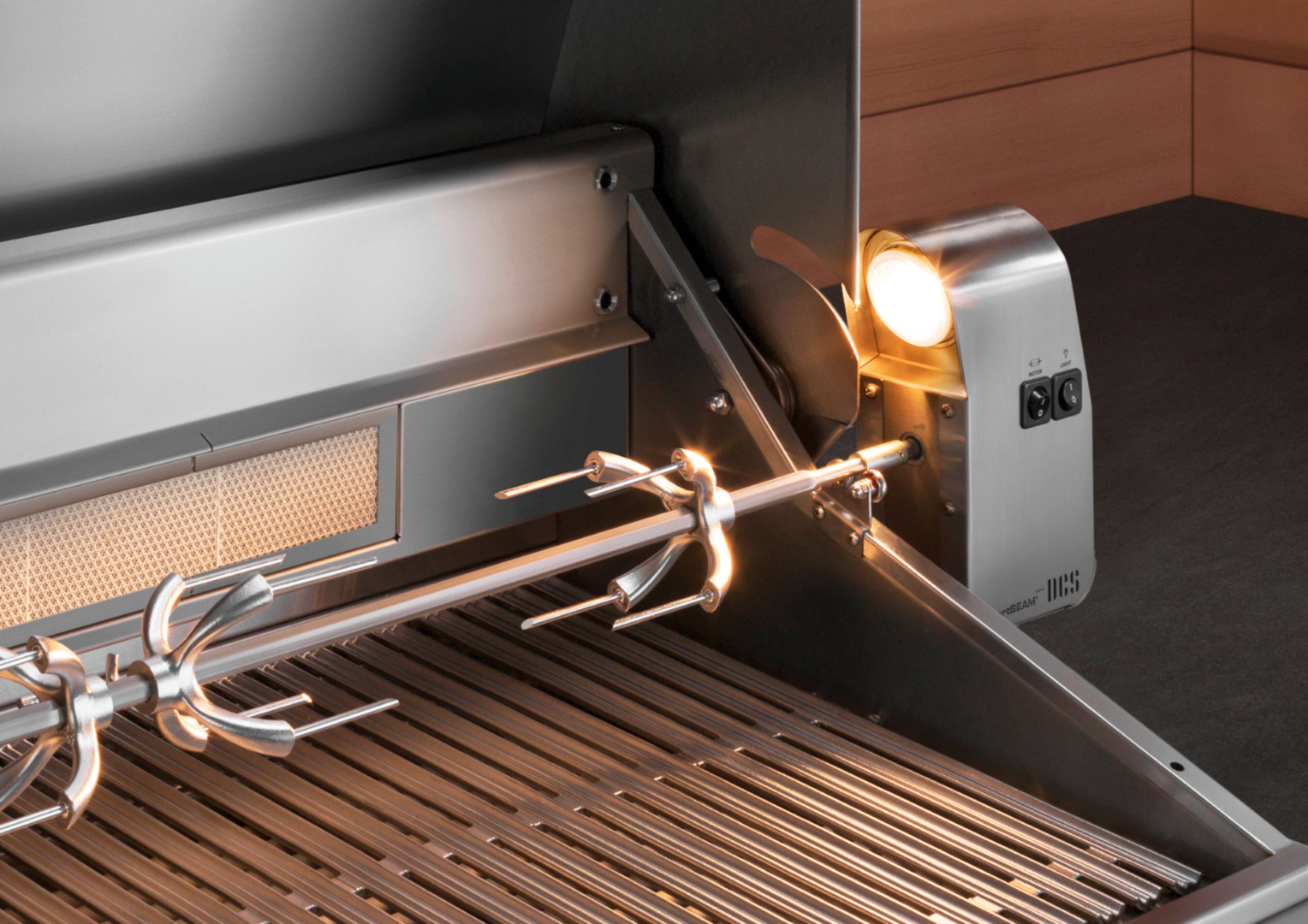 Alt View 16. DCS - 48" Series 9 Grill, Natural Gas - Stainless Steel.