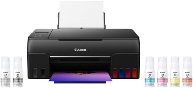 Canon - PIXMA MegaTank G620 Wireless All-In-One Inkjet Printer - Black - Front_Zoom