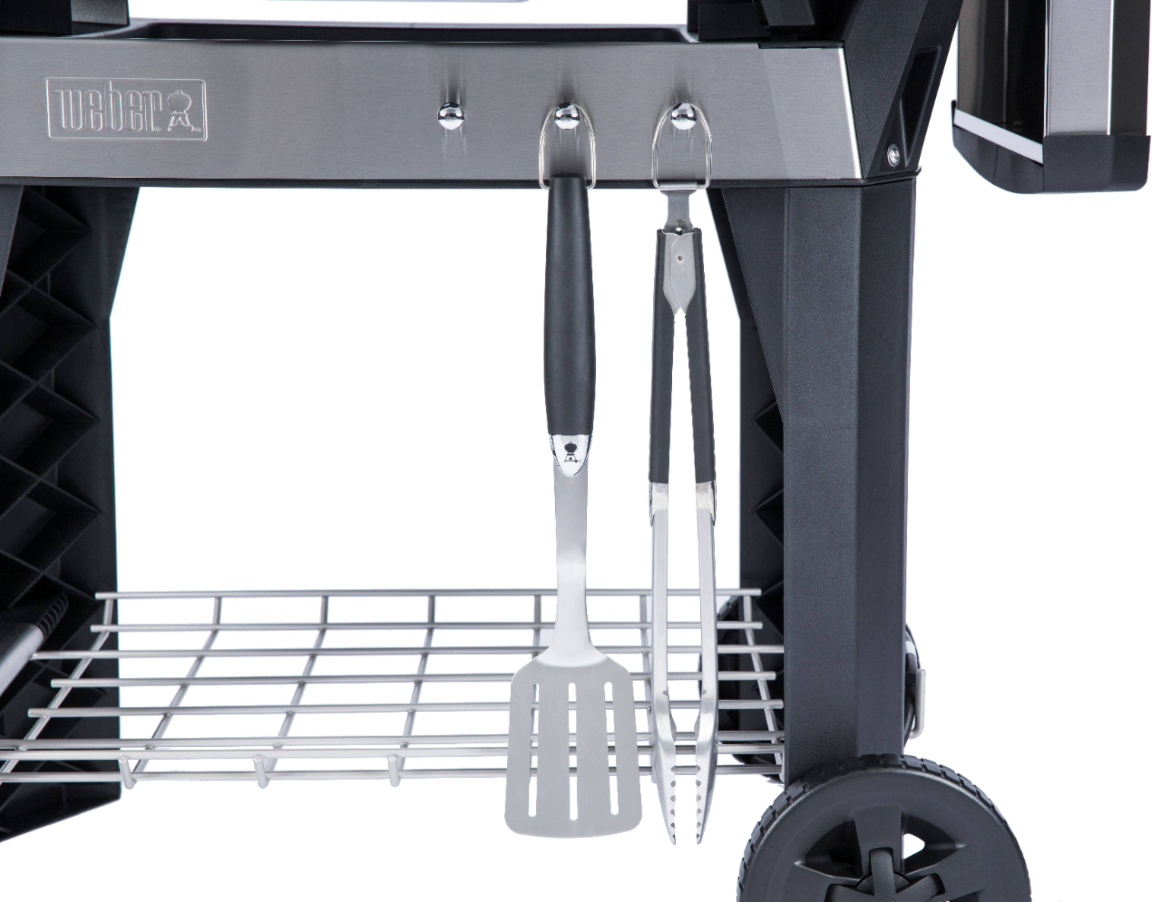 Alt View 17. Weber - Pulse 2000 Electric Outdoor Grill with Cart - Black.