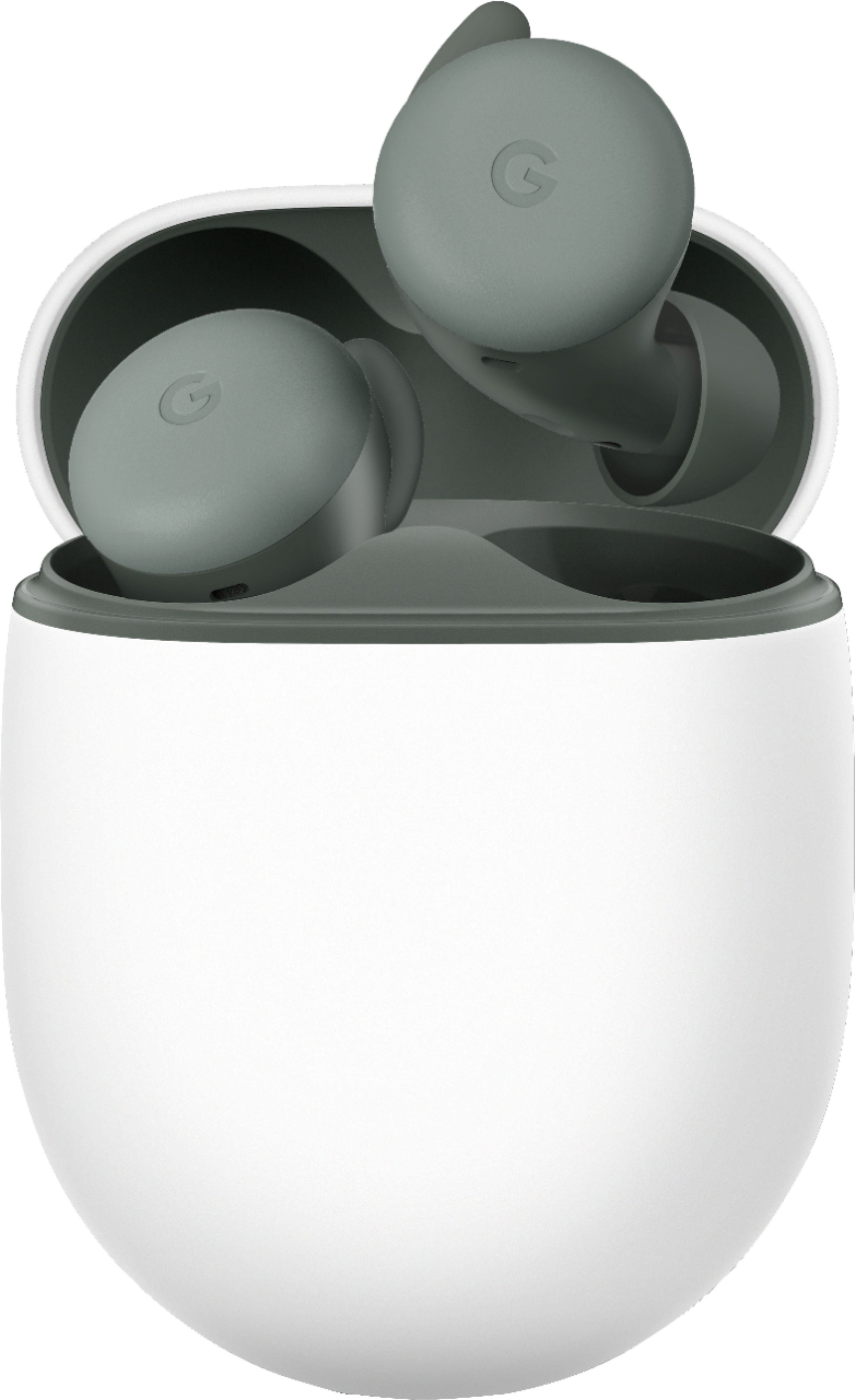 Zoom in on Front Zoom. Google - Pixel Buds A-Series True Wireless In-Ear Headphones - Olive.
