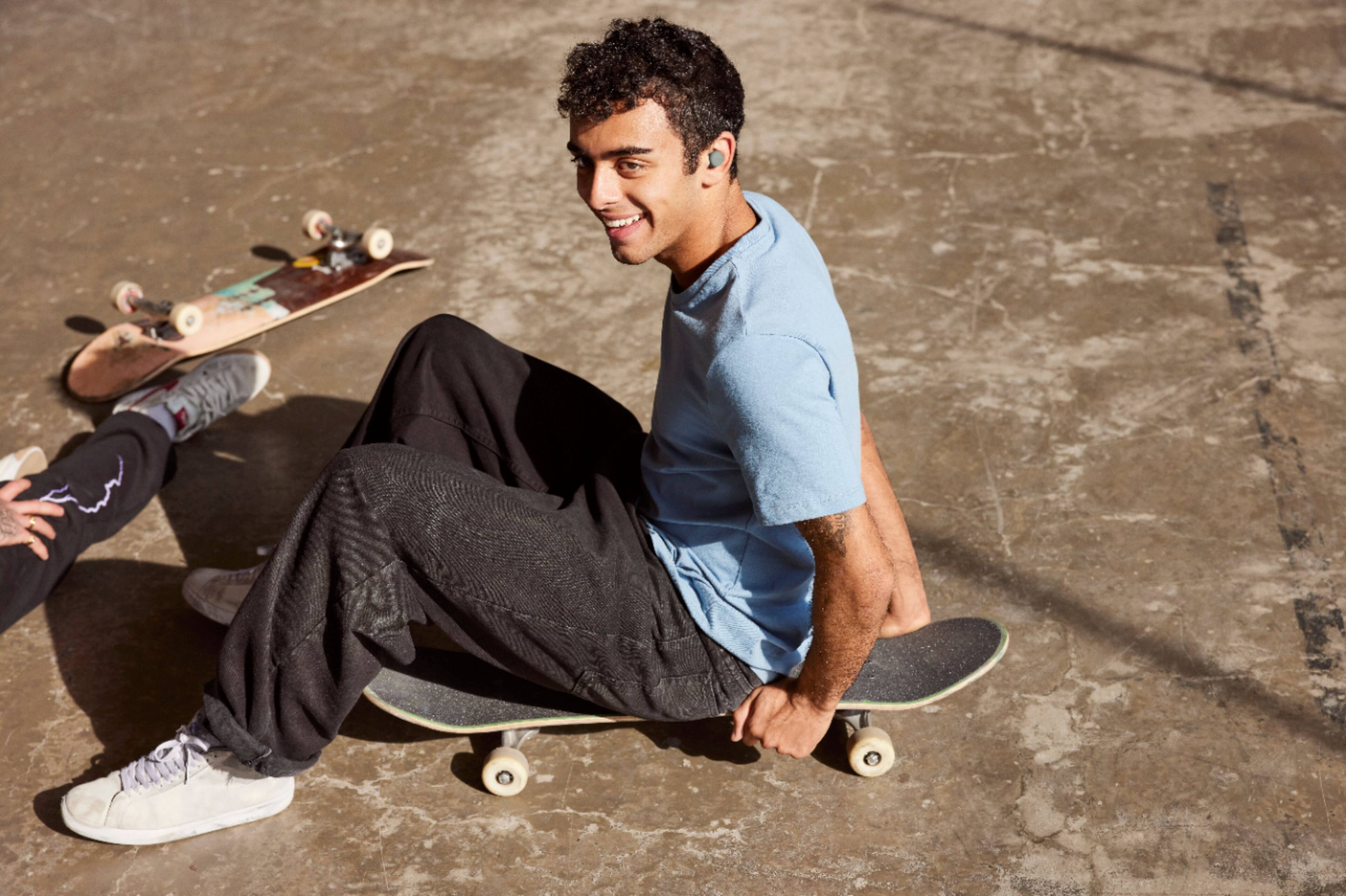 Alt View 18. Google - Pixel Buds A-Series True Wireless In-Ear Headphones - Olive.