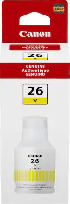 Canon - MegaTank GI-26 Ink Bottle - Pigment Yellow