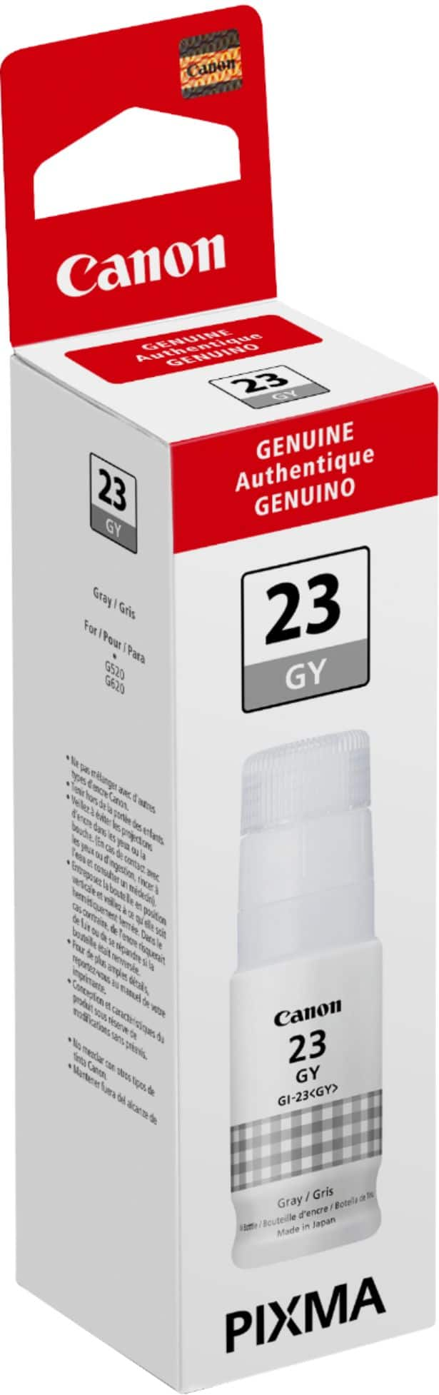 Best Buy: Canon MegaTank GI-23 Ink Bottle Gray 4705C001