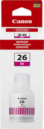 Canon - MegaTank GI-26 Ink Bottle - Pigment Magenta