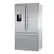 Left. Bosch - 500 Series 26 Cu. Ft. French Door Smart Refrigerator with QuickIcePro - Stainless Steel.