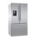Alt View Zoom 1. Bosch - 500 Series 26 cu. ft. French Door Standard-Depth Smart Refrigerator with External Water and Ice - Stainless steel.