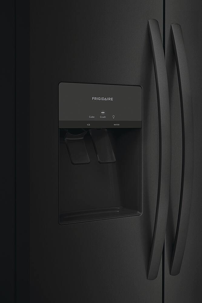 Alt View 16. Frigidaire - 25.6 Cu. Ft. Side-by-Side Refrigerator - Black.