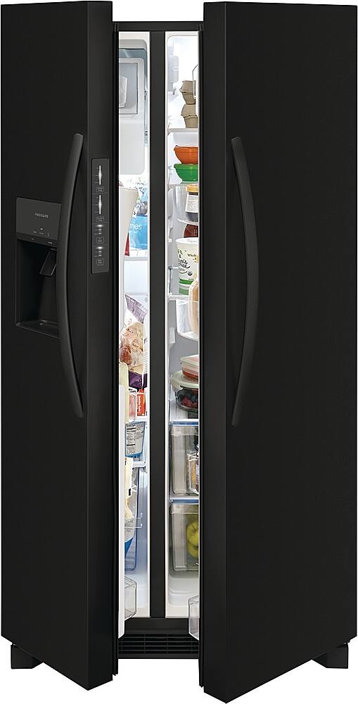 Alt View 17. Frigidaire - 25.6 Cu. Ft. Side-by-Side Refrigerator - Black.