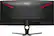 Back. AOC - 30" LCD Ultra Wide Curved Monitor - Black/Red.