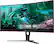 Left. AOC - 30" LCD Ultra Wide Curved Monitor - Black/Red.