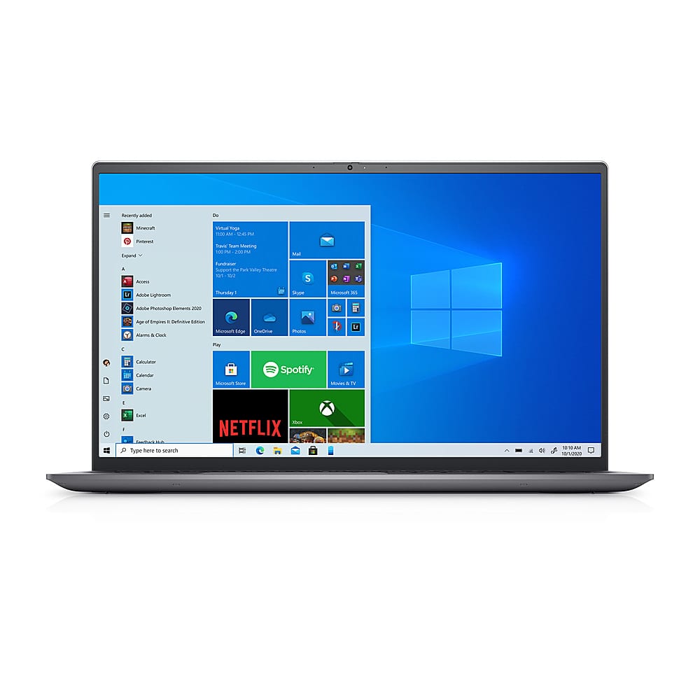 Front. Dell - Inspiron 5000  15.6" Laptop - Intel Core i7 - 8GB Memory - 512GB Solid State Drive - Silver.