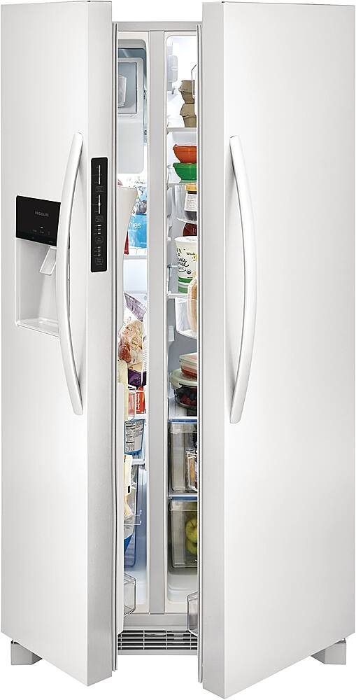 Alt View 17. Frigidaire - 25.6 Cu. Ft. Side-by-Side Refrigerator - White.