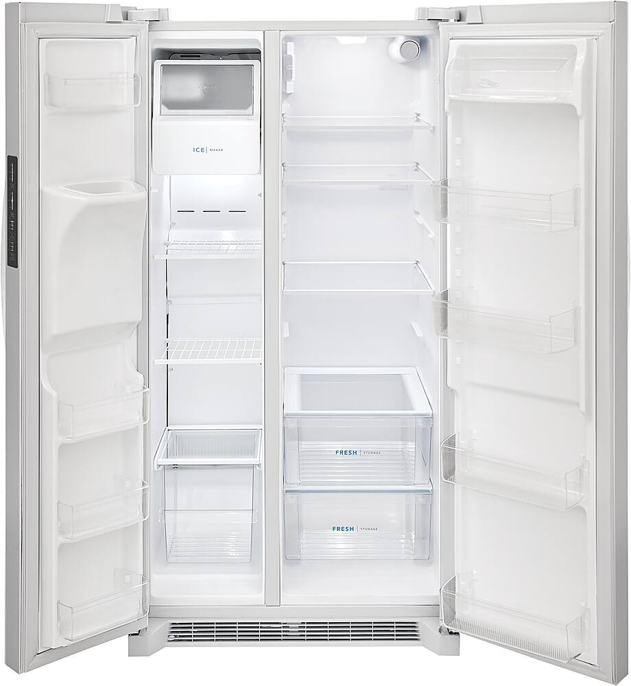 Alt View 2. Frigidaire - 25.6 Cu. Ft. Side-by-Side Refrigerator - White.