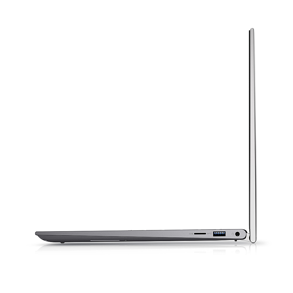 Left View: Dell - Inspiron 5000 2-in-1 14.0" FHD Touch-Screen Laptop - Intel Core i5 - 8GB Memory - 256GB Solid State Drive - Silver