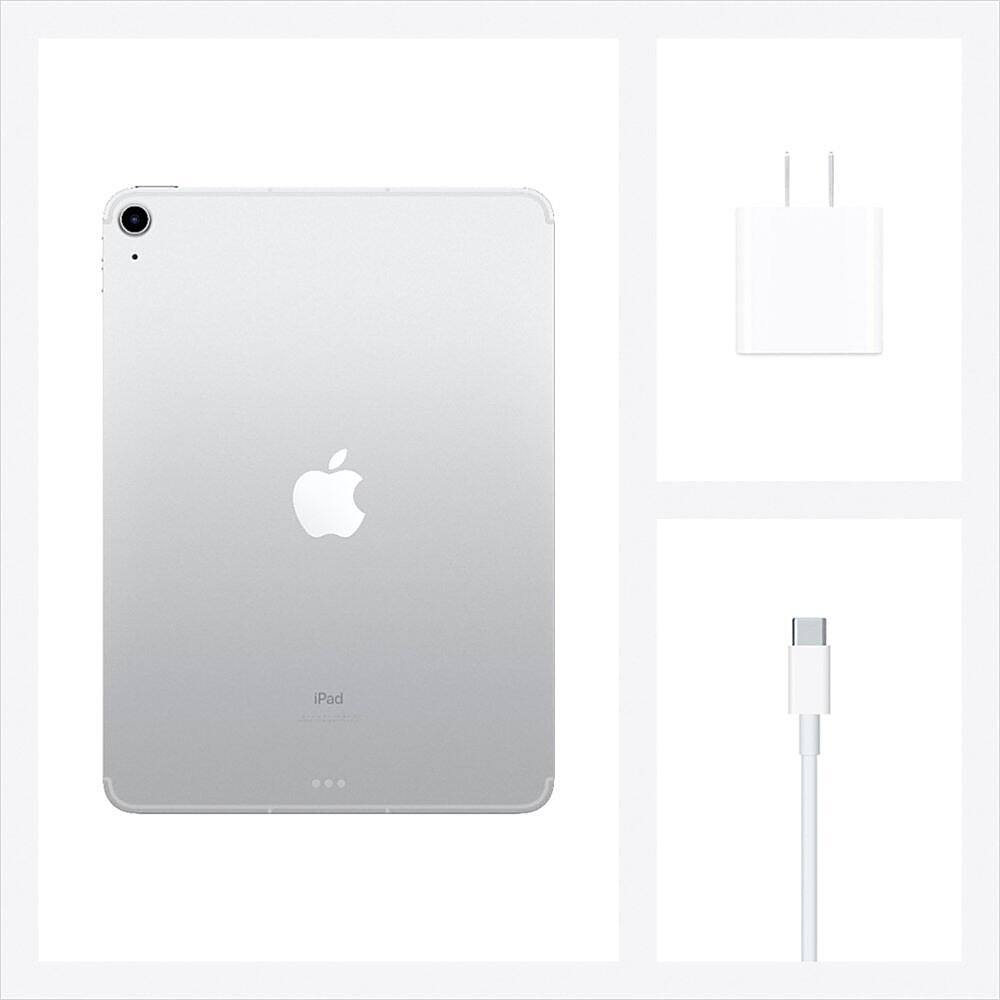 Alt View 12. Apple - Certified Refurbished iPad Air 10.9-Inch (4th Generation) (2020) Wi-Fi - 64GB - Silver.