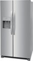 Left Zoom. Frigidaire - 25.6 Cu. Ft. Side-by-Side Refrigerator - Stainless steel.