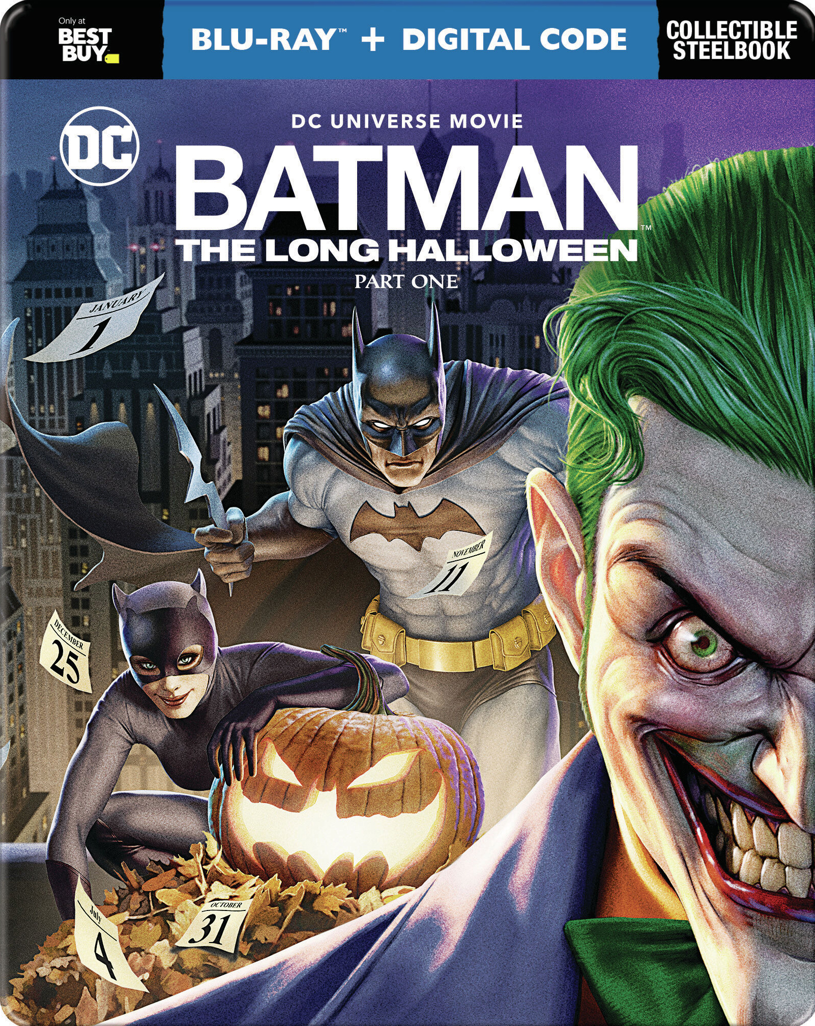 Batman: The Long Halloween Part One [SteelBook] [Digital Copy] [Blu-ray]  [Only @ Best Buy] [2021] - Best Buy
