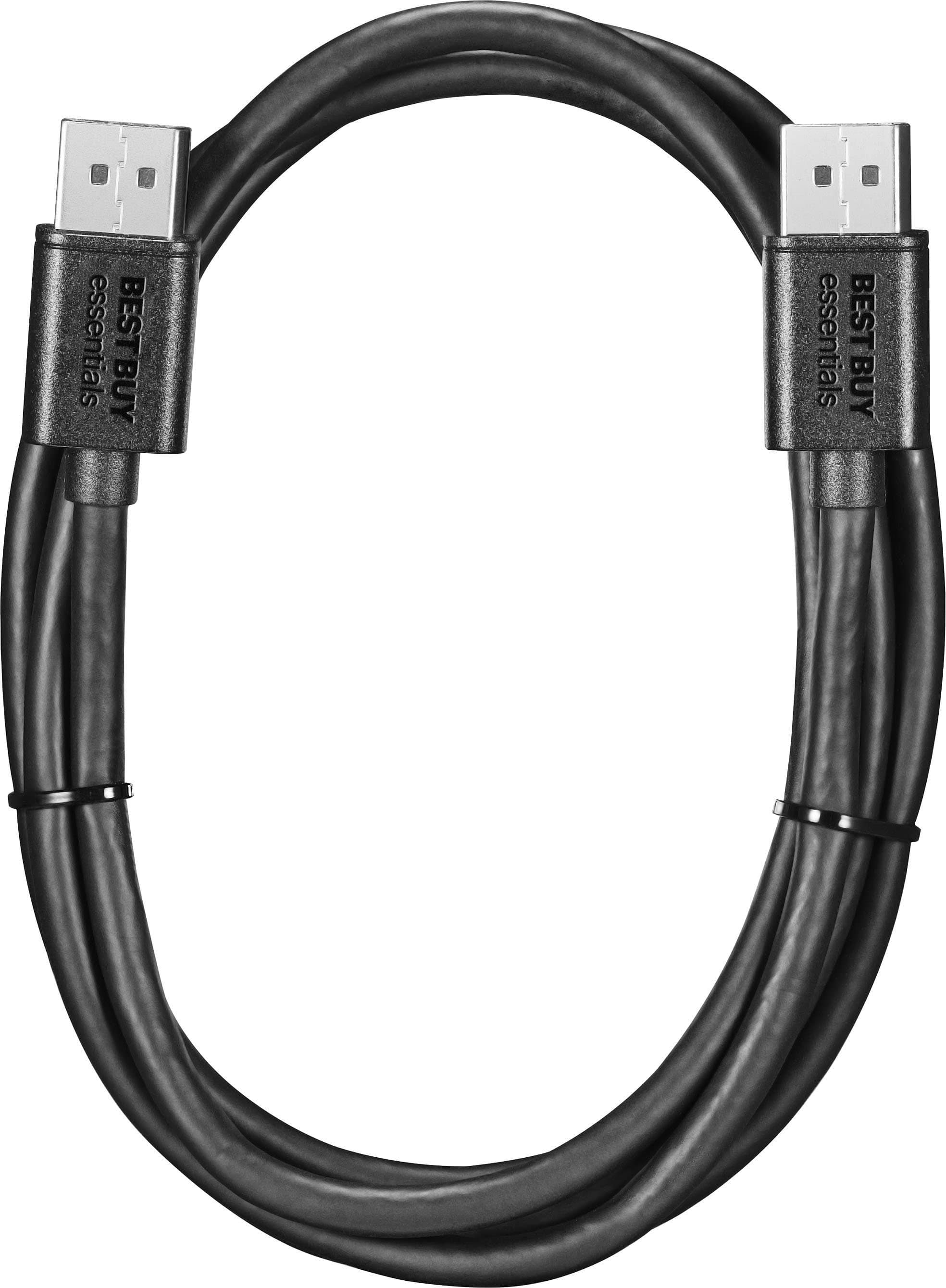 Alt View 14. Best Buy essentials™ - 6' DisplayPort Cable - Black.