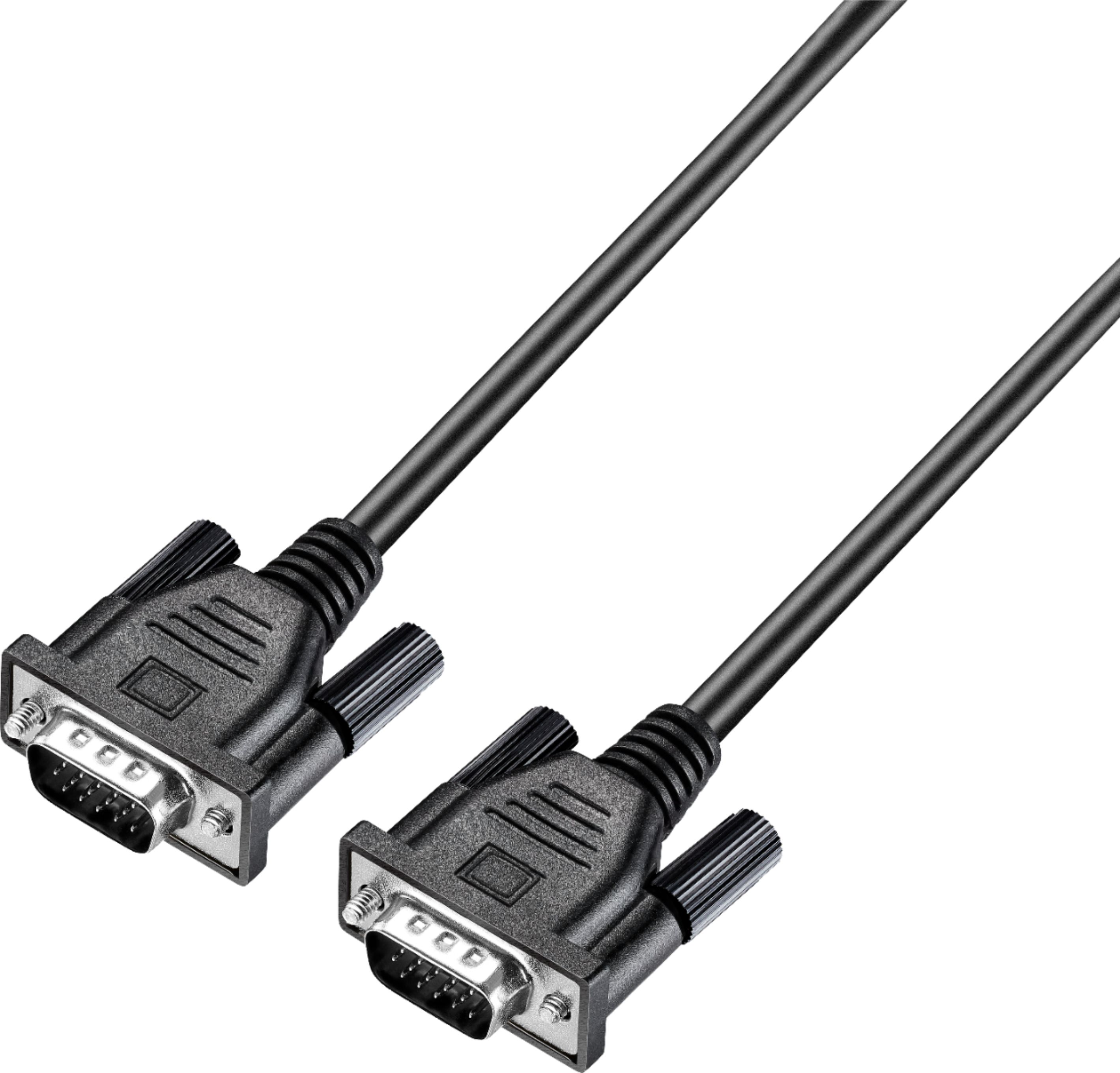 Espinas mensual giratorio Best Buy essentials™ 6' VGA Monitor Cable Black BE-PCVGVG6 - Best Buy