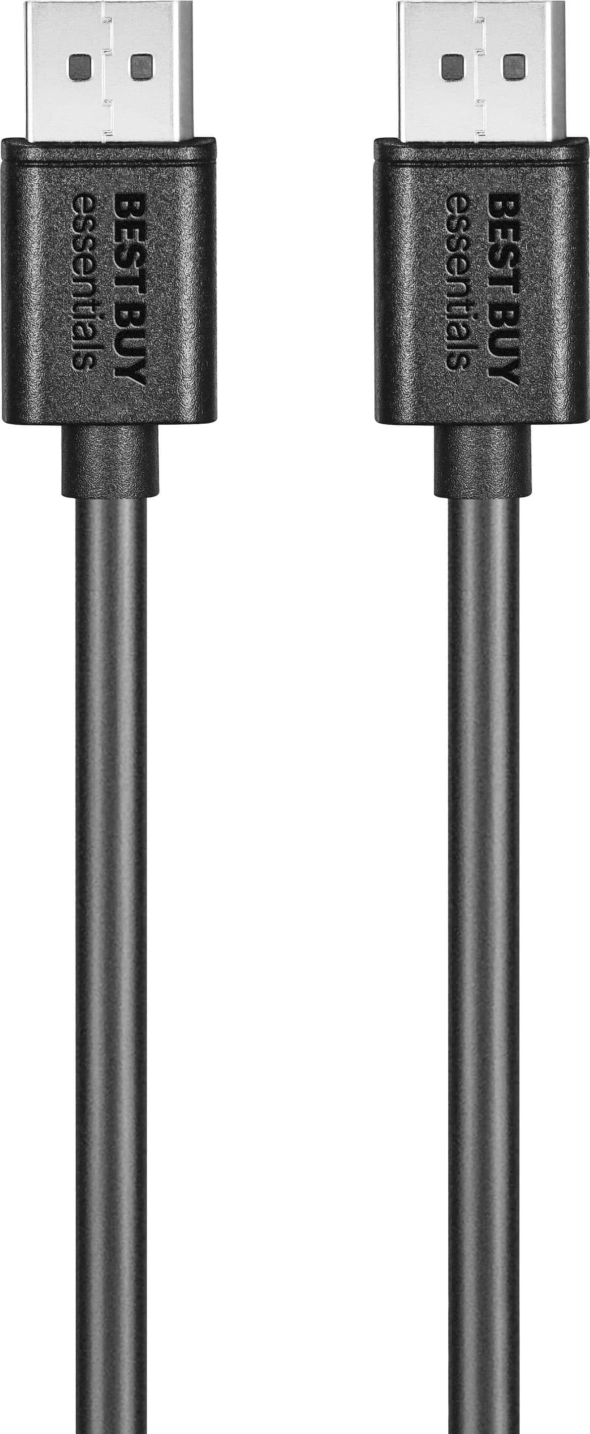 Alt View 12. Best Buy essentials™ - 10' DisplayPort Cable - Black.