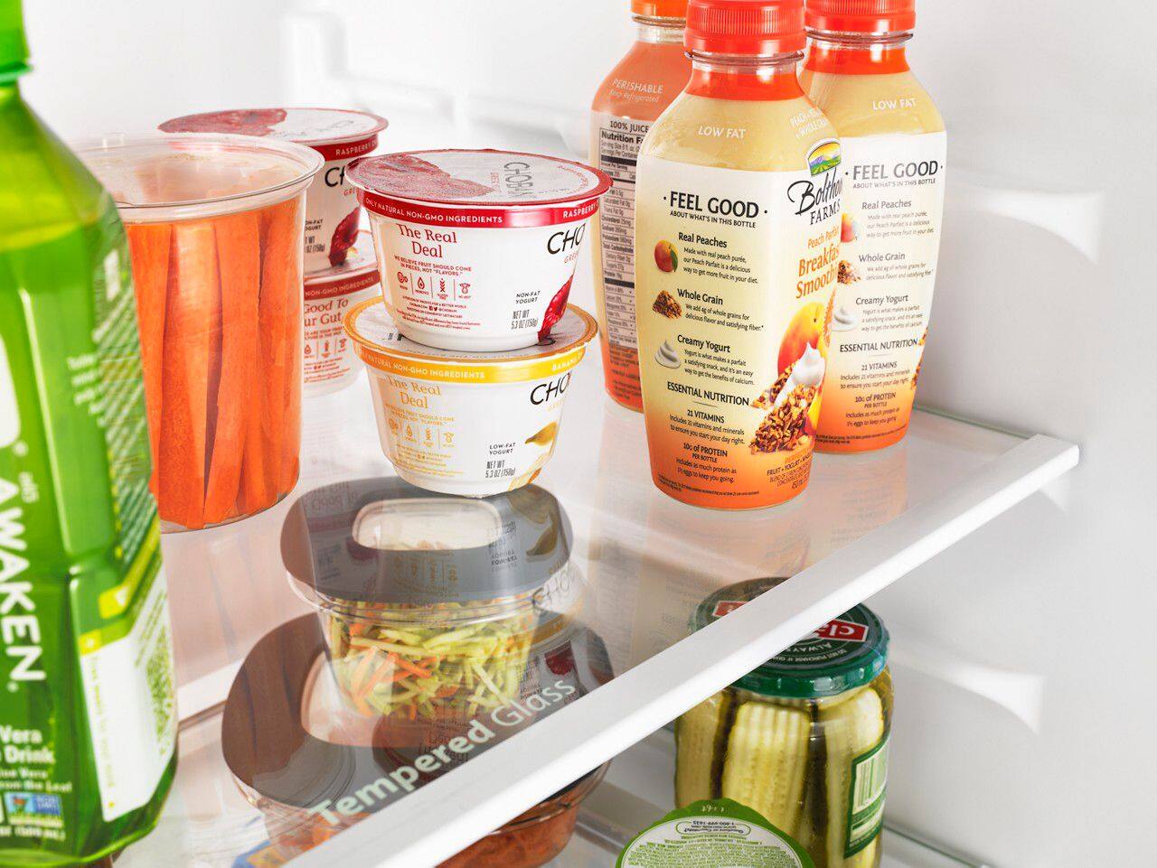 Alt View 3. Whirlpool - 17.7 Cu. Ft. Top Freezer Refrigerator - Black Stainless Steel.