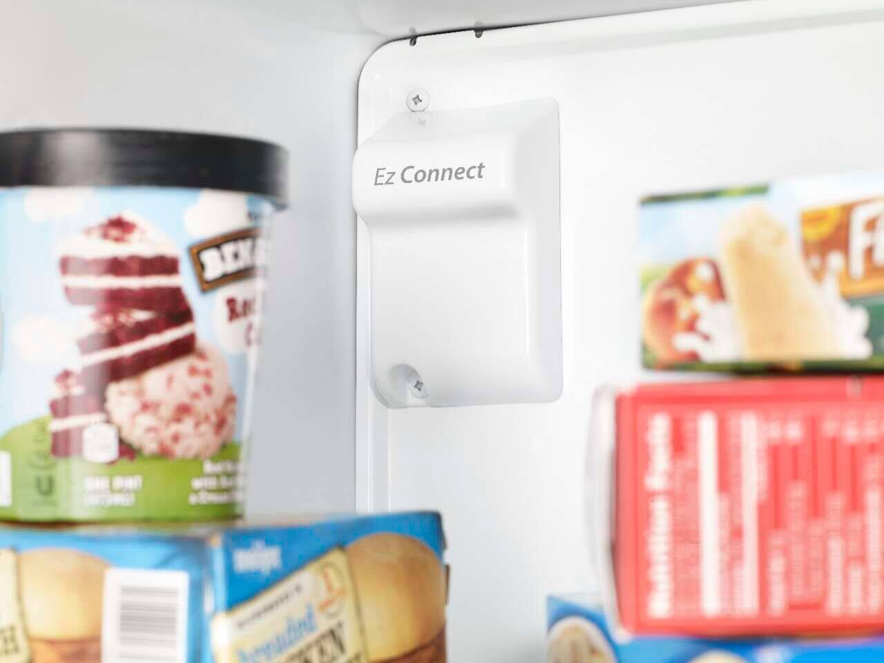 Alt View 12. Whirlpool - 17.7 Cu. Ft. Top Freezer Refrigerator - Black Stainless Steel.