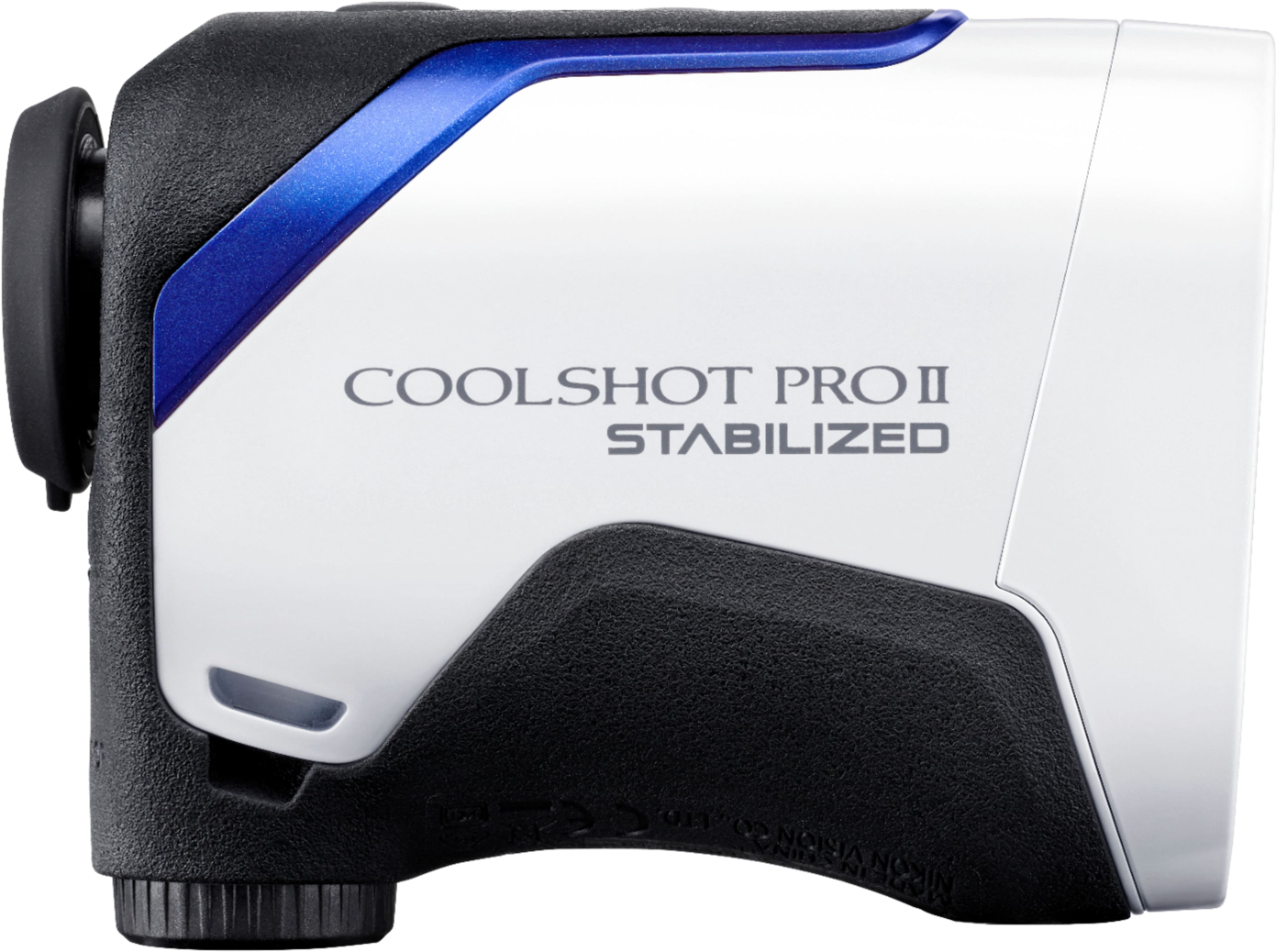 Nikon Coolshot ProII Stabilized Golf Laser Rangefinder White/Blue