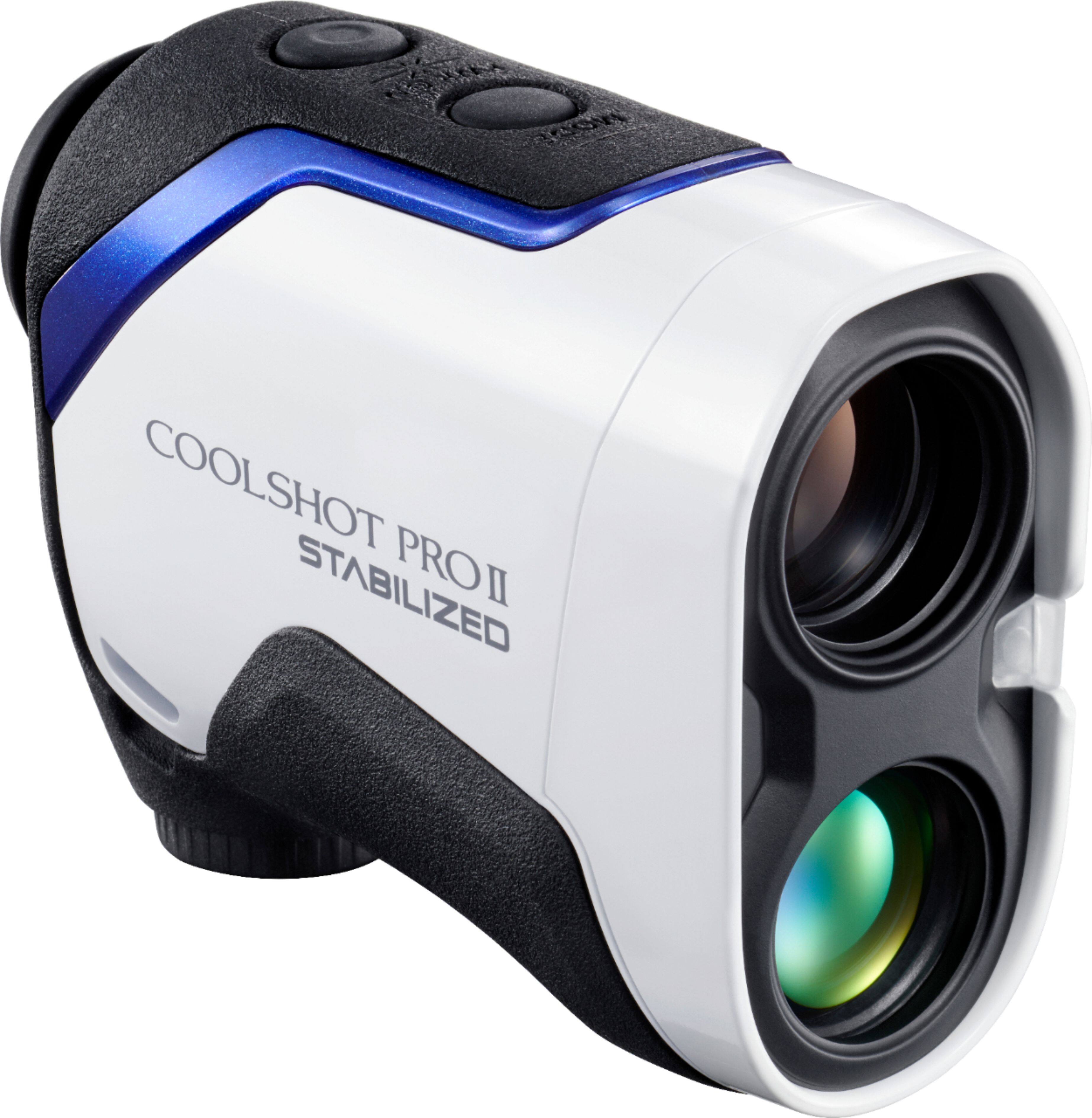 Alt View 17. Nikon - Coolshot ProII Stabilized Golf Laser Rangefinder - White/Blue/Black.