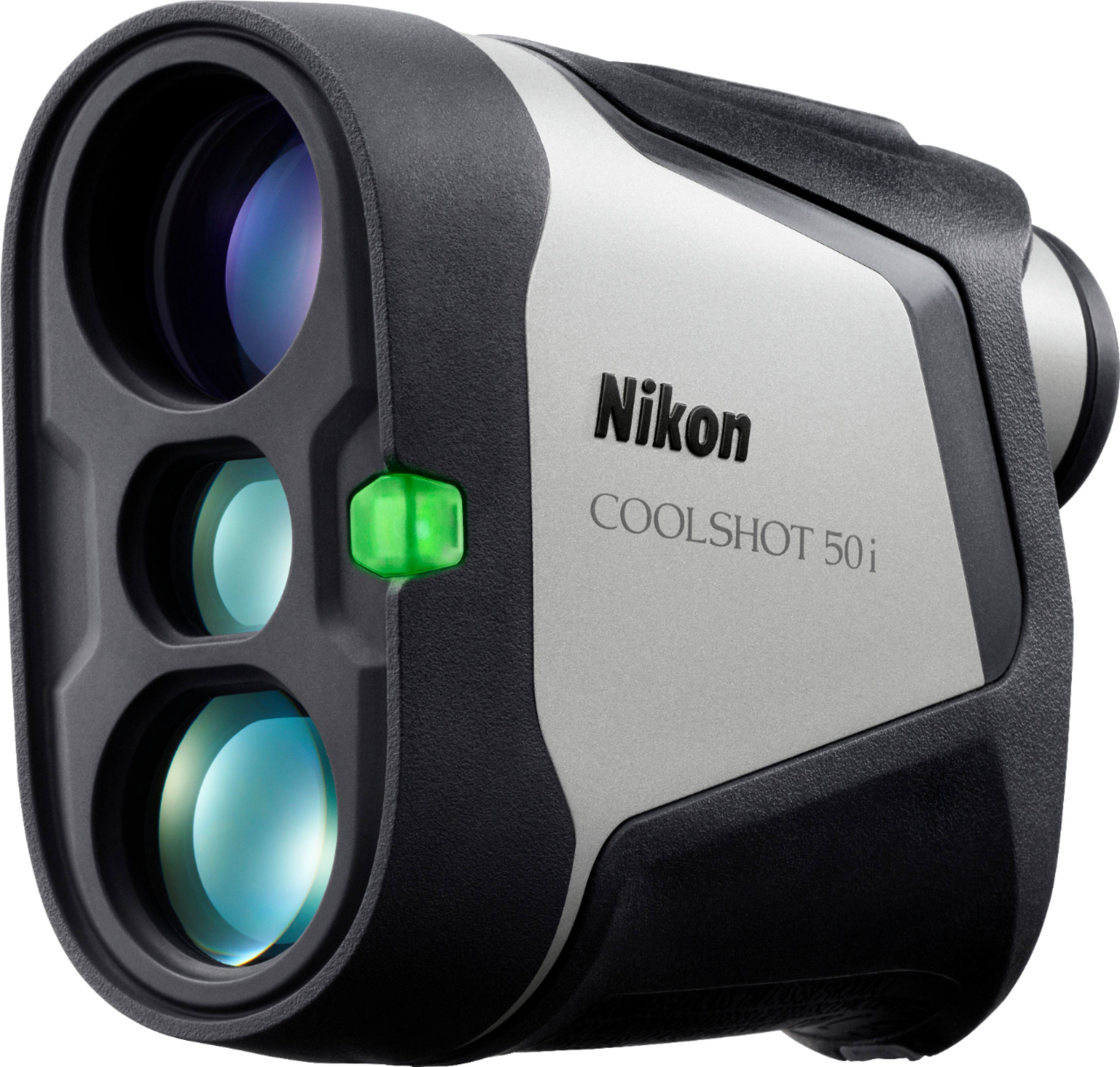 Angle View: Nikon - Coolshot 50i Golf Laser Rangefinder - Grey/Black