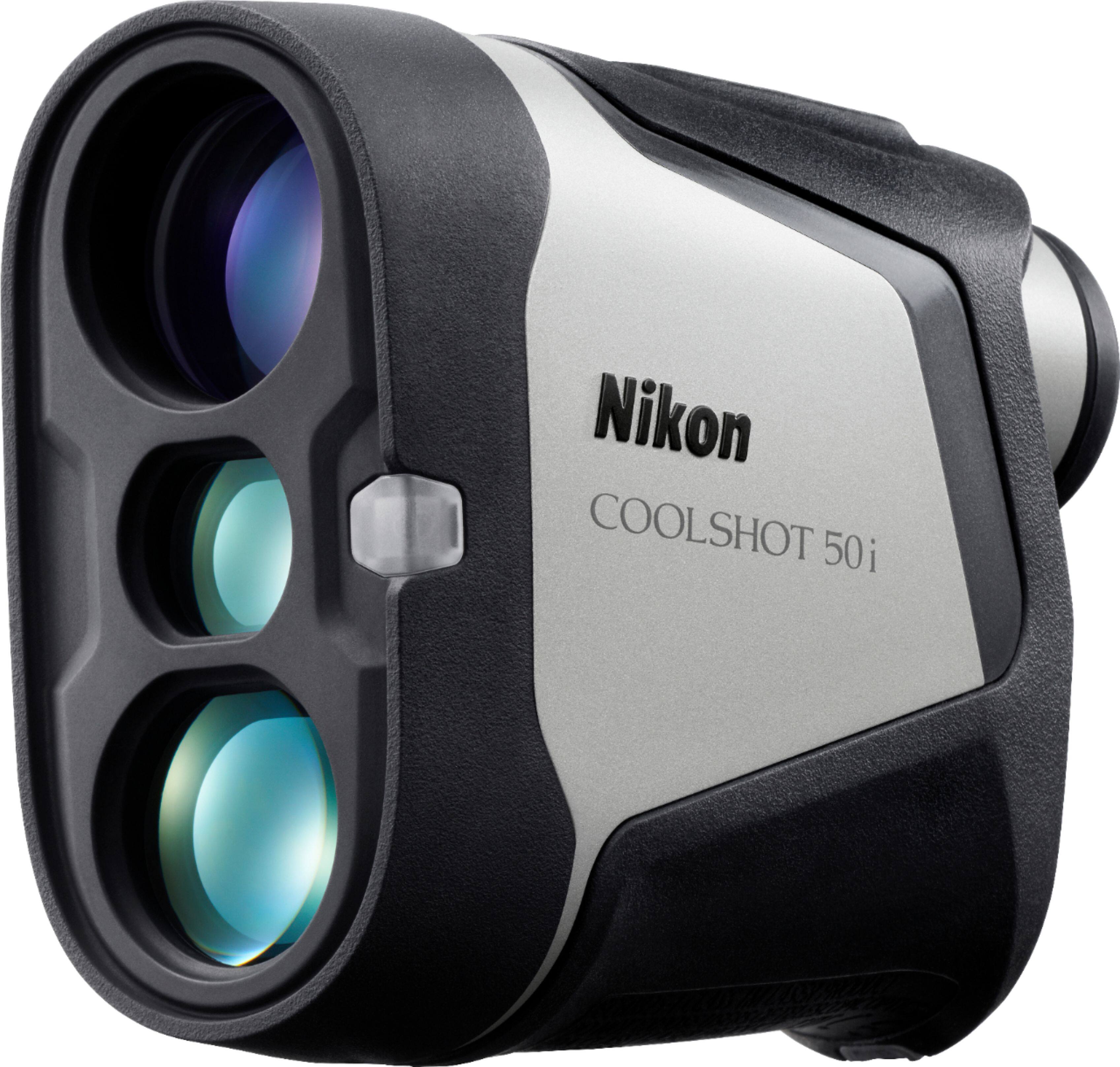 Left. Nikon - Coolshot 50i Golf Laser Rangefinder - Grey/Black.