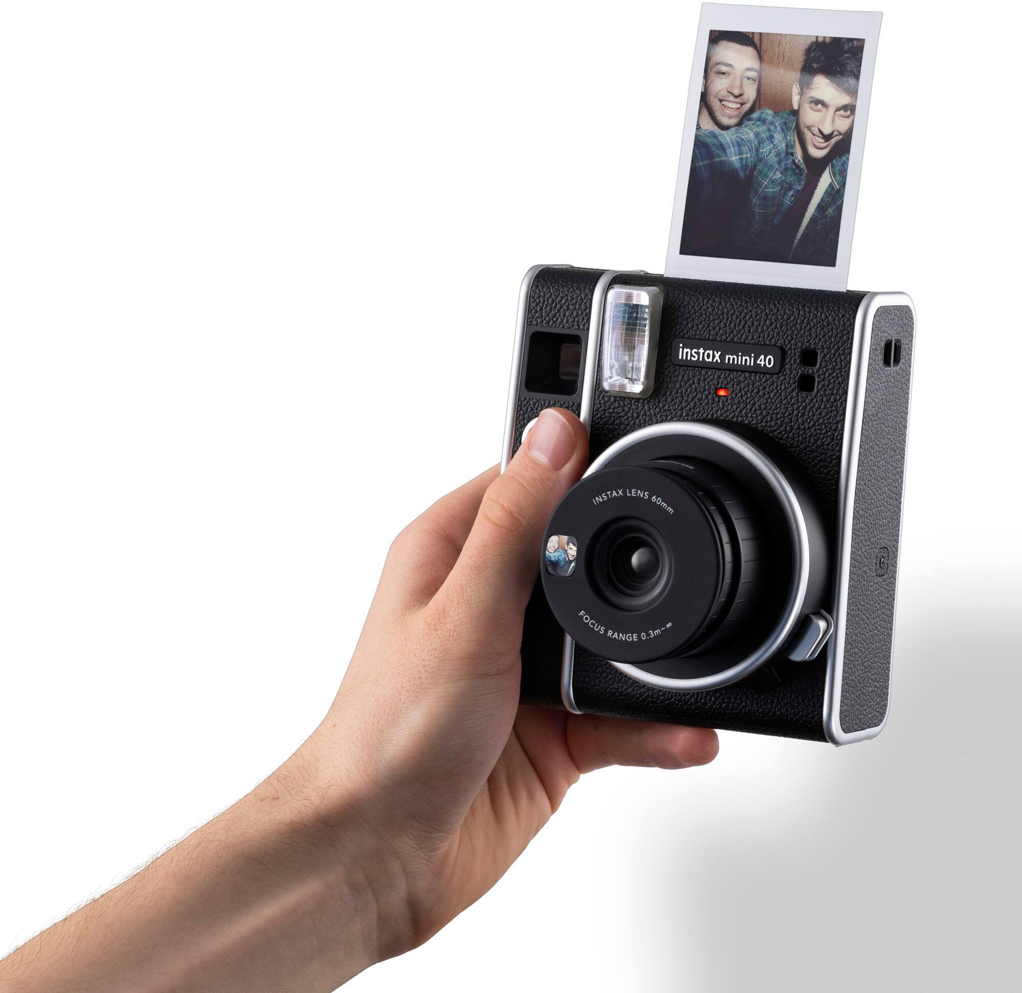 Alt View 13. Fujifilm - INSTAX MINI 40 Instant Film Camera - Black.