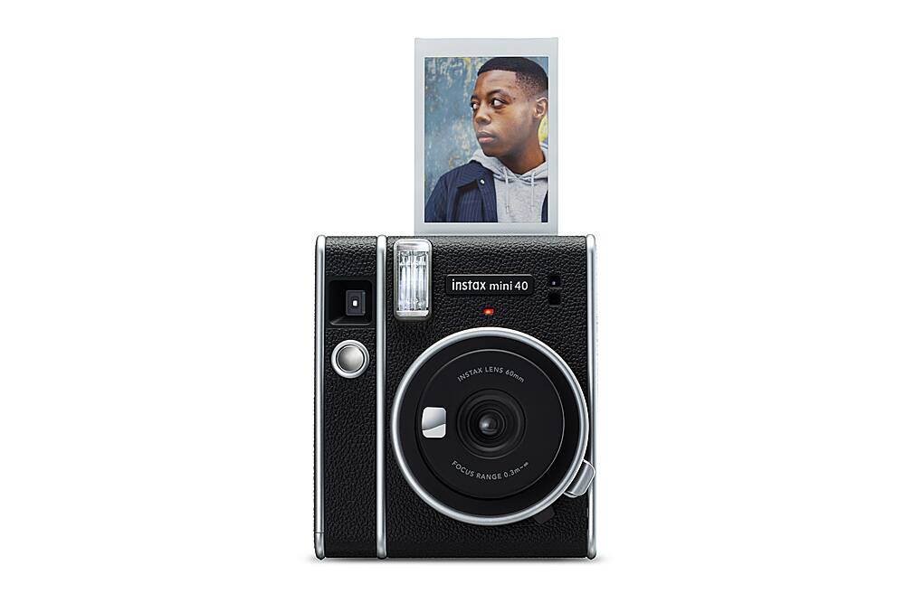 Alt View 1. Fujifilm - INSTAX MINI 40 Instant Film Camera - Black.