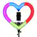 Alt View 11. Sunpak - 19" Heart-Shaped Rainbow Vlogging Kit with Bluetooth Remote.