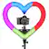 Alt View 12. Sunpak - 19" Heart-Shaped Rainbow Vlogging Kit with Bluetooth Remote.