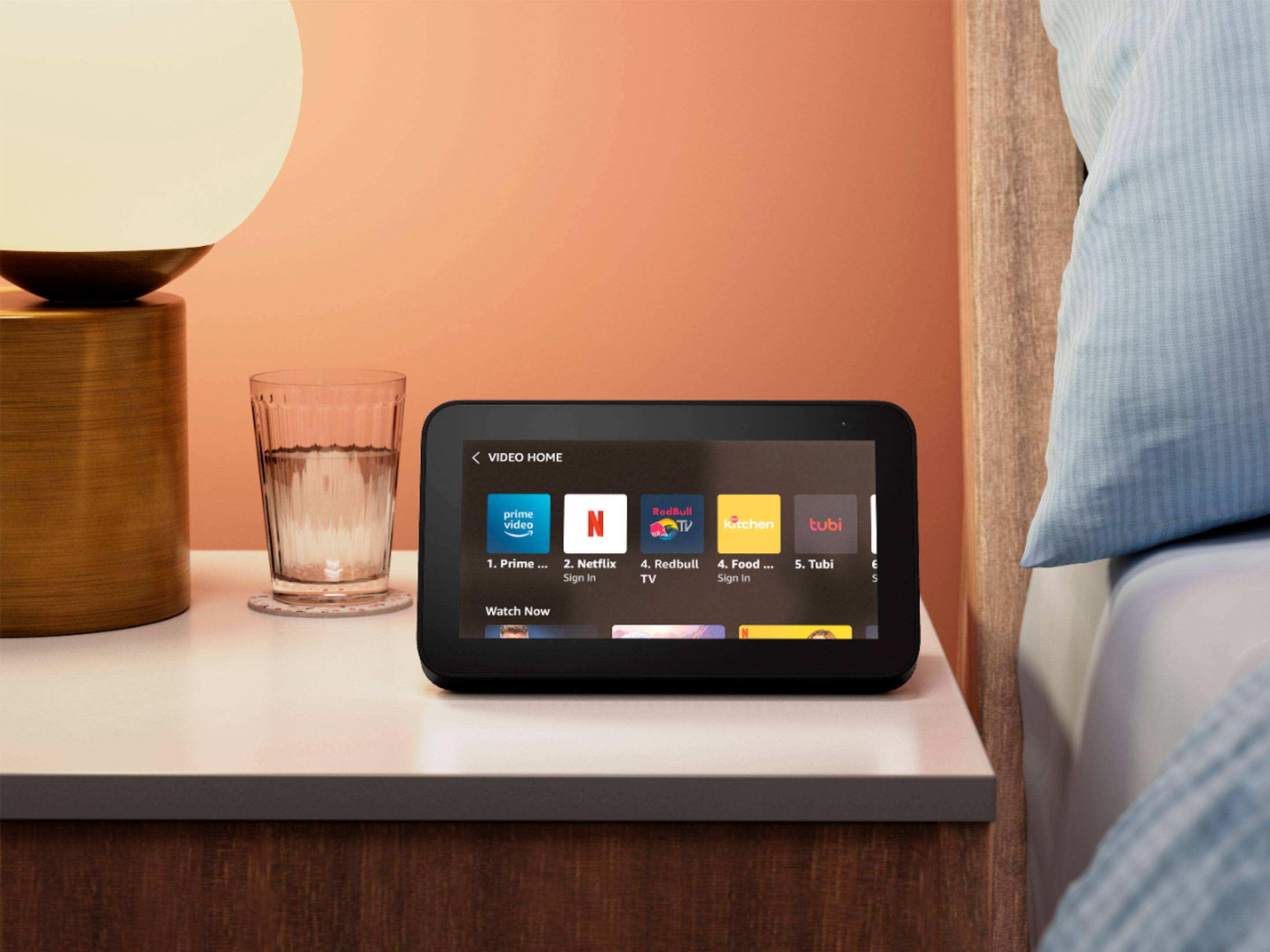 Alt View 15. Amazon - Echo Show 5 (2nd Gen, 2021 release) | Smart display with Alexa and 2 MP camera - Charcoal.