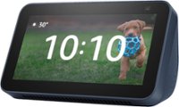 Front Zoom. Amazon - Echo Show 5 (2nd Gen, 2021 release) | Smart display with Alexa and 2 MP camera - Deep Sea Blue.