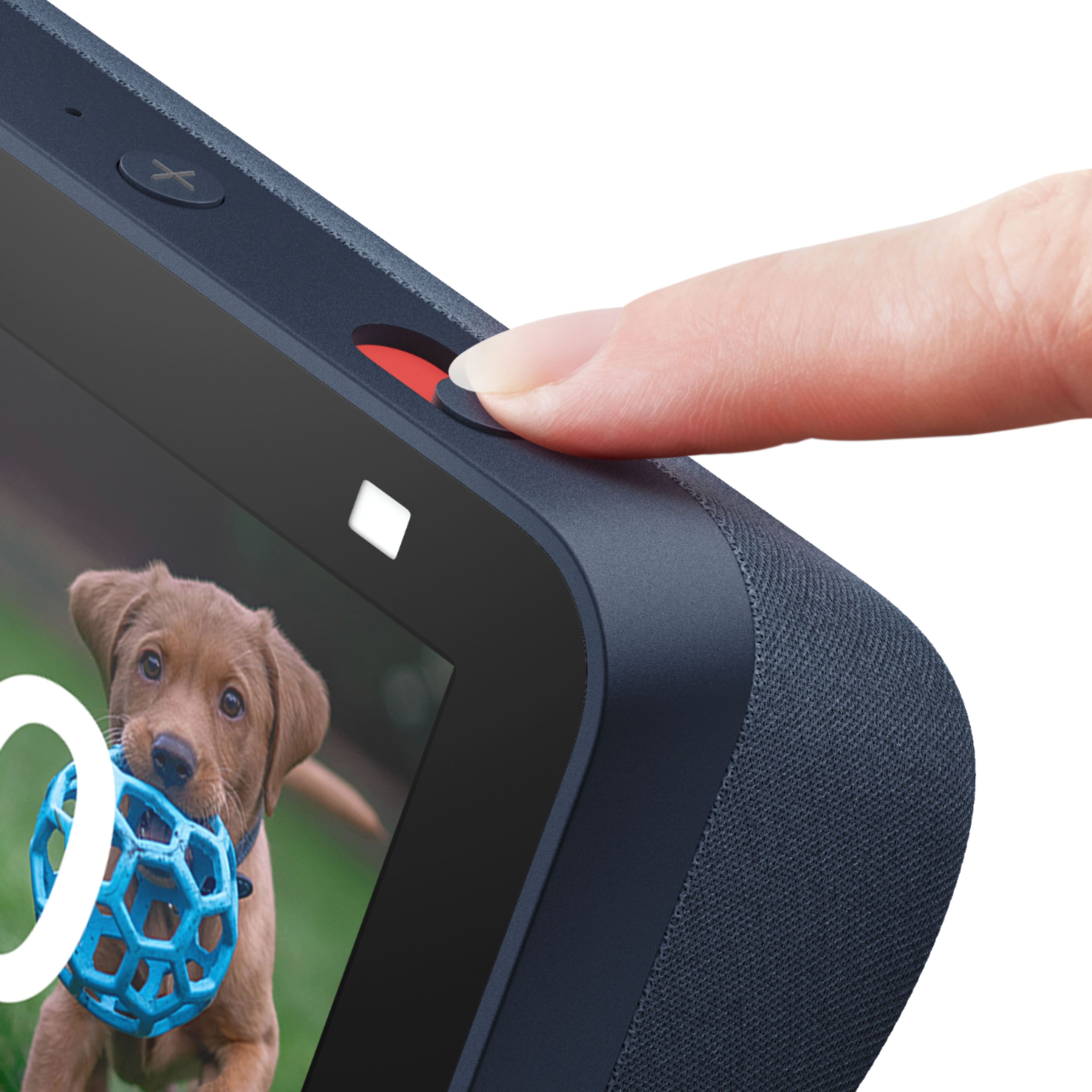 Alt View 14. Amazon - Echo Show 5 (2nd Gen, 2021 release) | Smart display with Alexa and 2 MP camera - Deep Sea Blue.