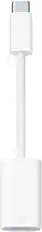 Front. Apple - USB-C to Lightning Adapter - White.